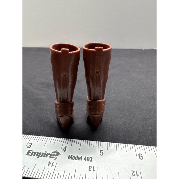 Bratz  Brown Doll Boots With Lace-Up Style Looking Design High Heels - Picture 4 of 7